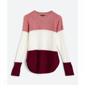 Whitney Colorblock Long Sleeve Sweater - Size Small